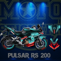 RS 200 STİCKER SET resmi