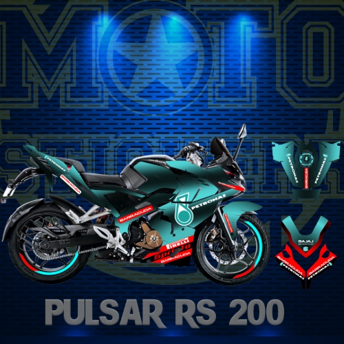 RS 200 STİCKER SET resmi