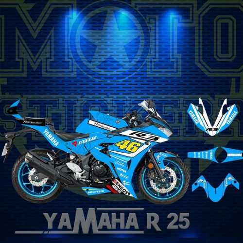 R25 STİCKER SET (2014-2018) resmi