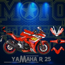 R25 STİCKER SET (2014-2018) resmi