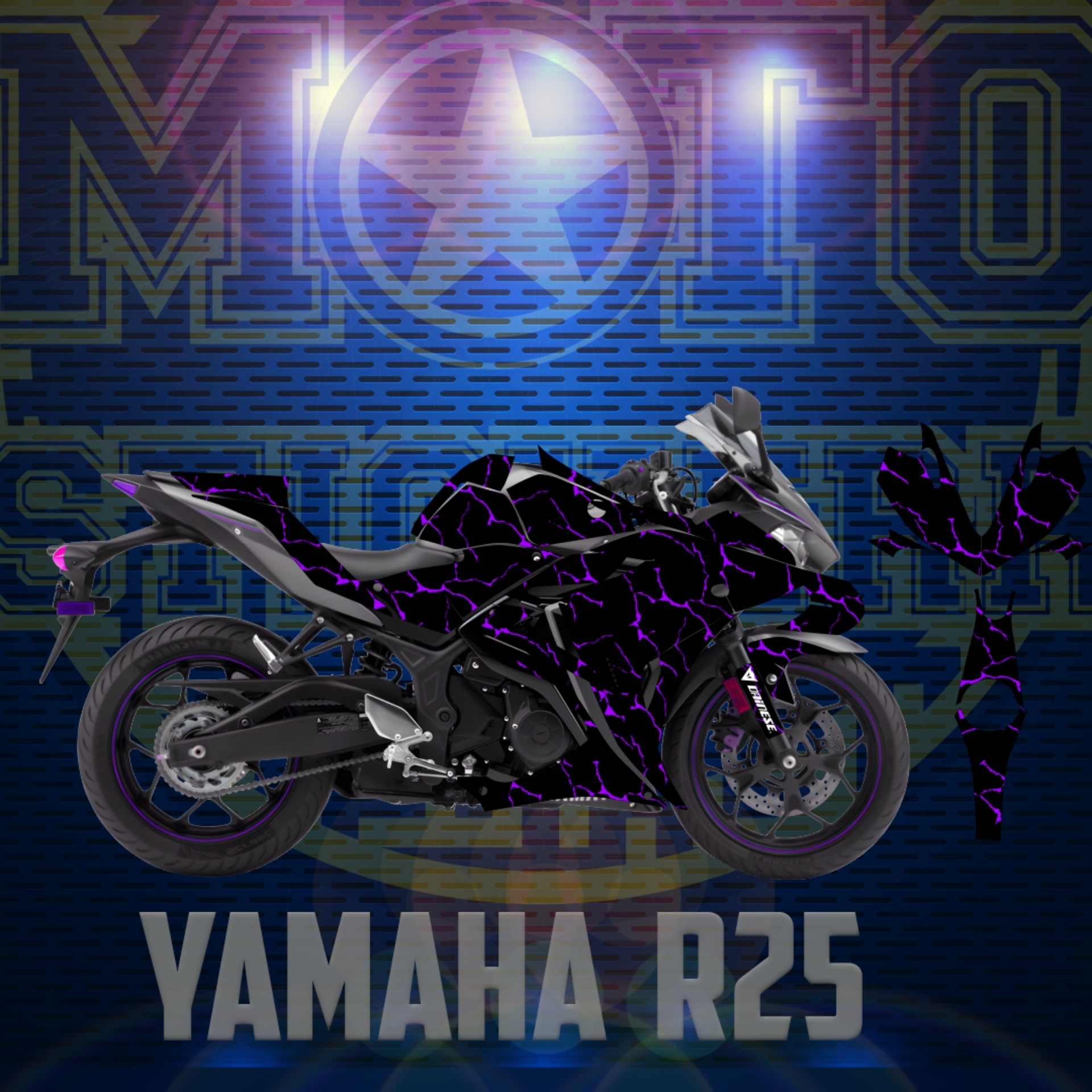 R25 STİCKER SET (2014-2018) resmi