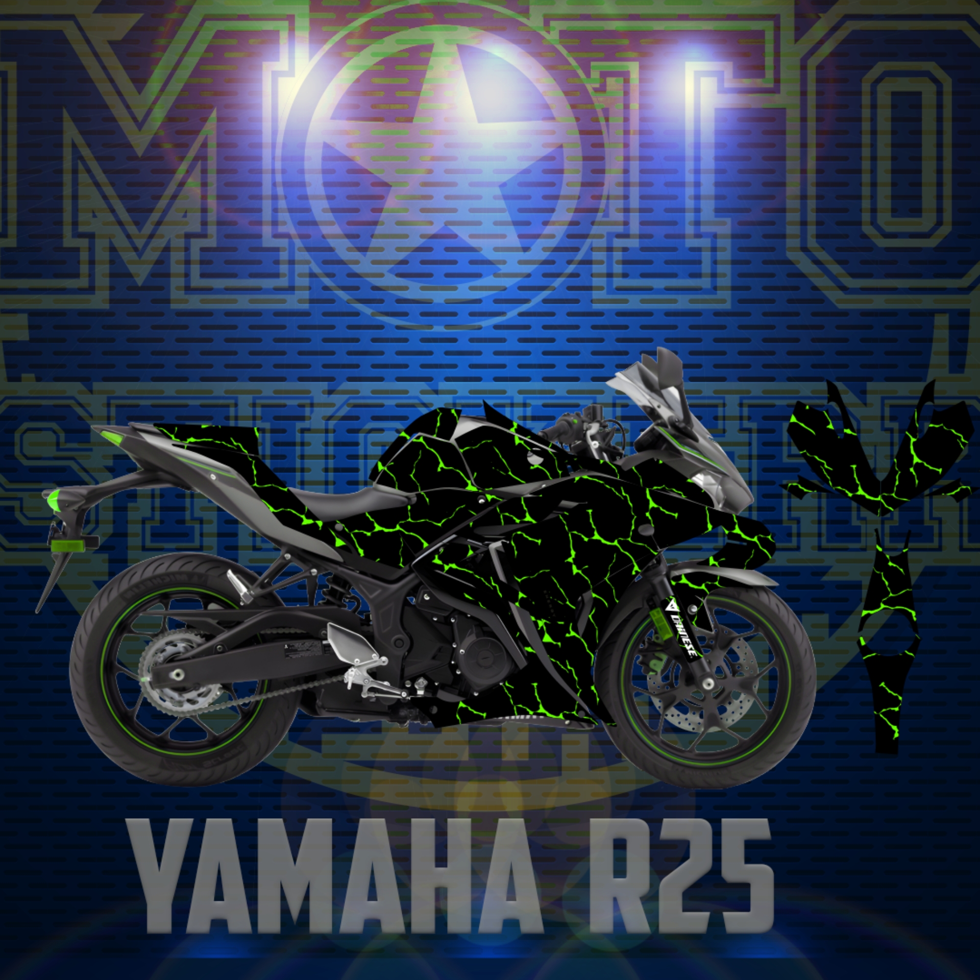 R25 STİCKER SET (2014-2018) resmi