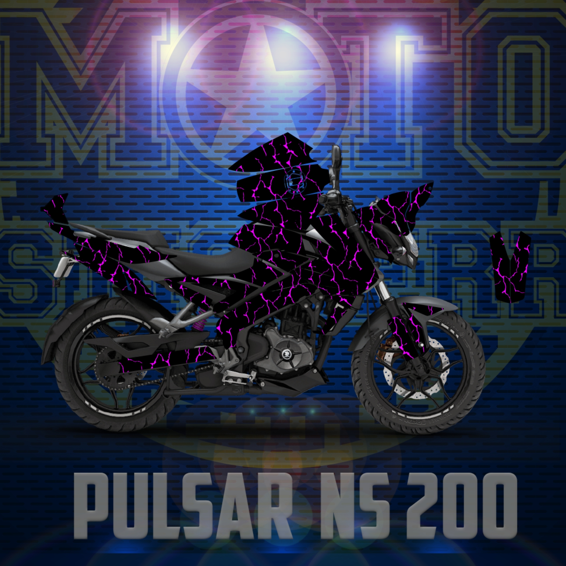 NS 200 STİCKER SET resmi