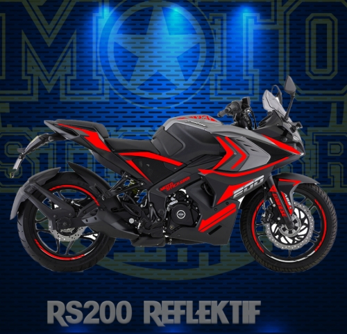 RS 200 BÖLGESEL KIRMIZI STİCKER SET resmi