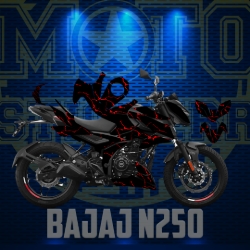 BAJAJ N250 STİCKER SET resmi