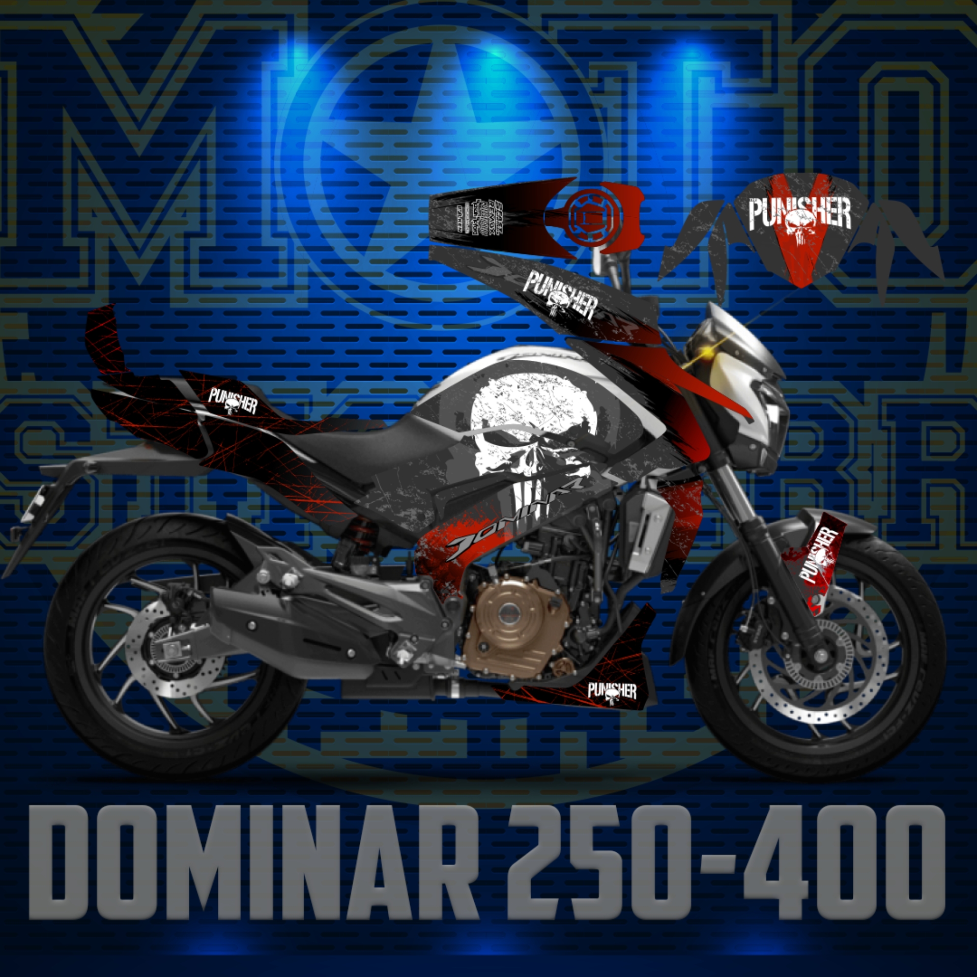 BAJAJ DOMİNAR (250-400) STİCKER SET resmi