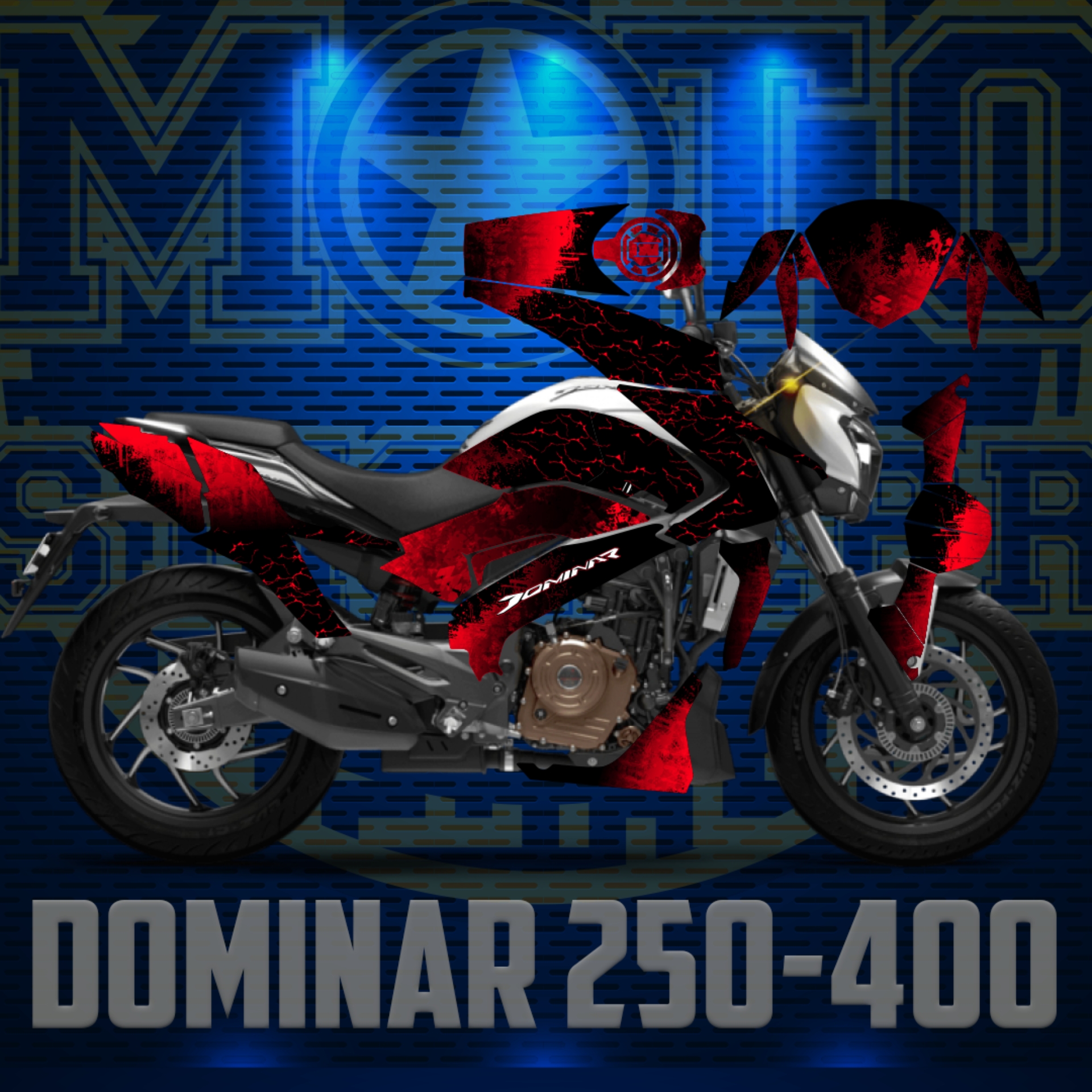 BAJAJ DOMİNAR (250-400) STİCKER SET resmi