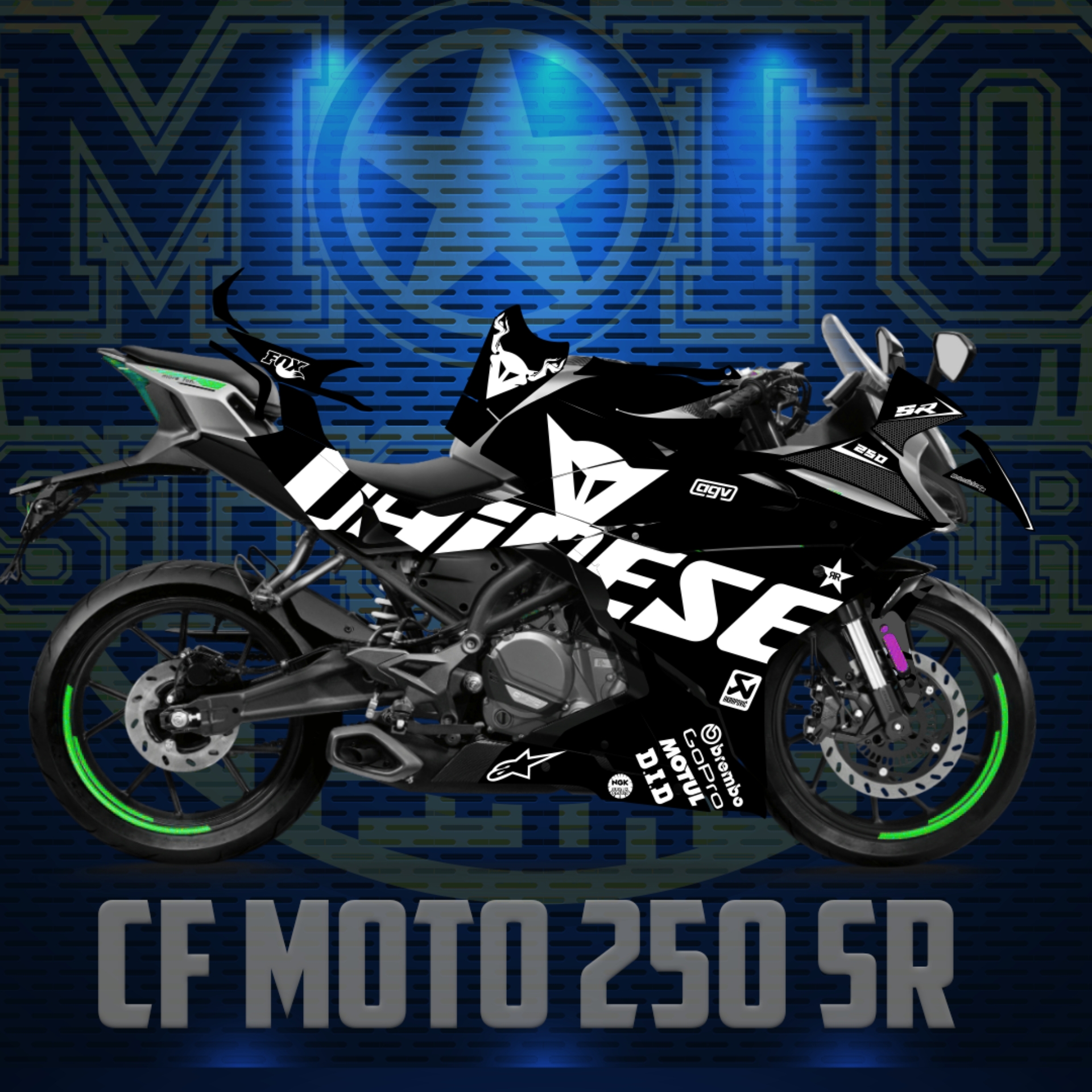 CF MOTO 250SR resmi