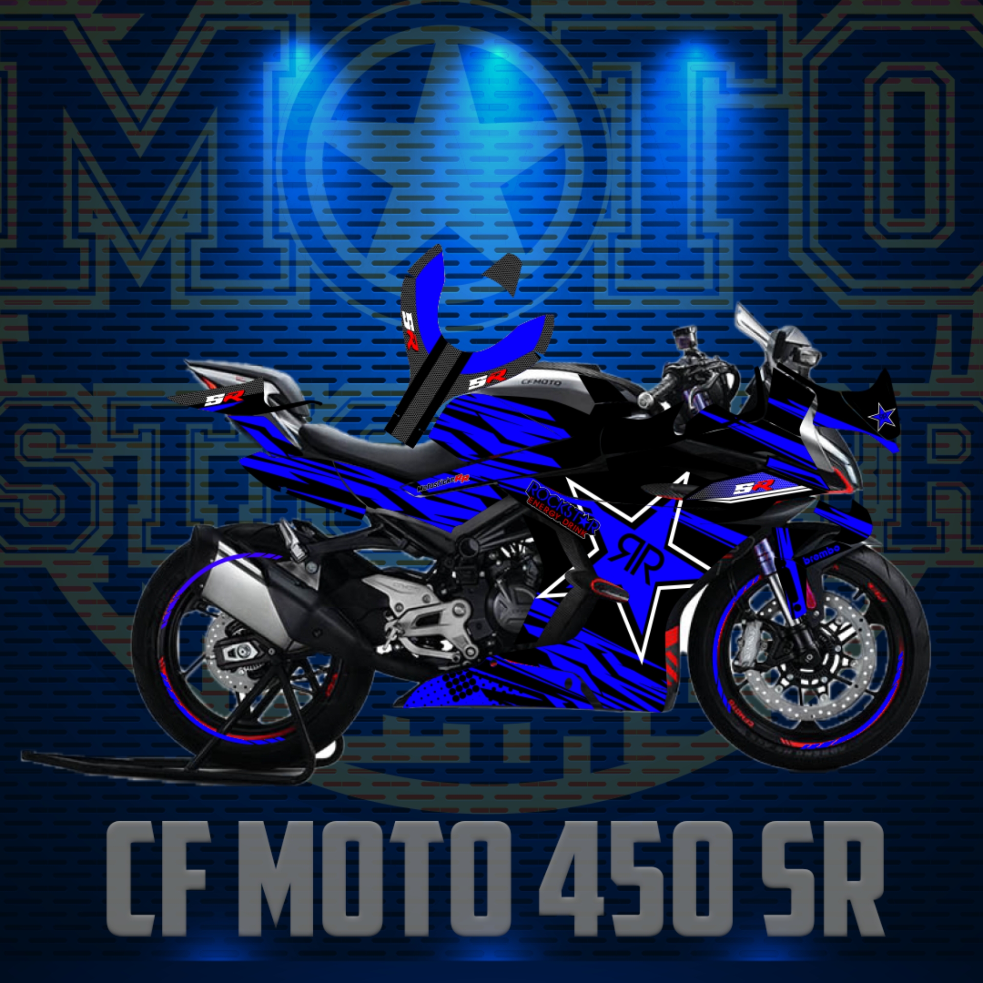 CF MOTO 450SR resmi