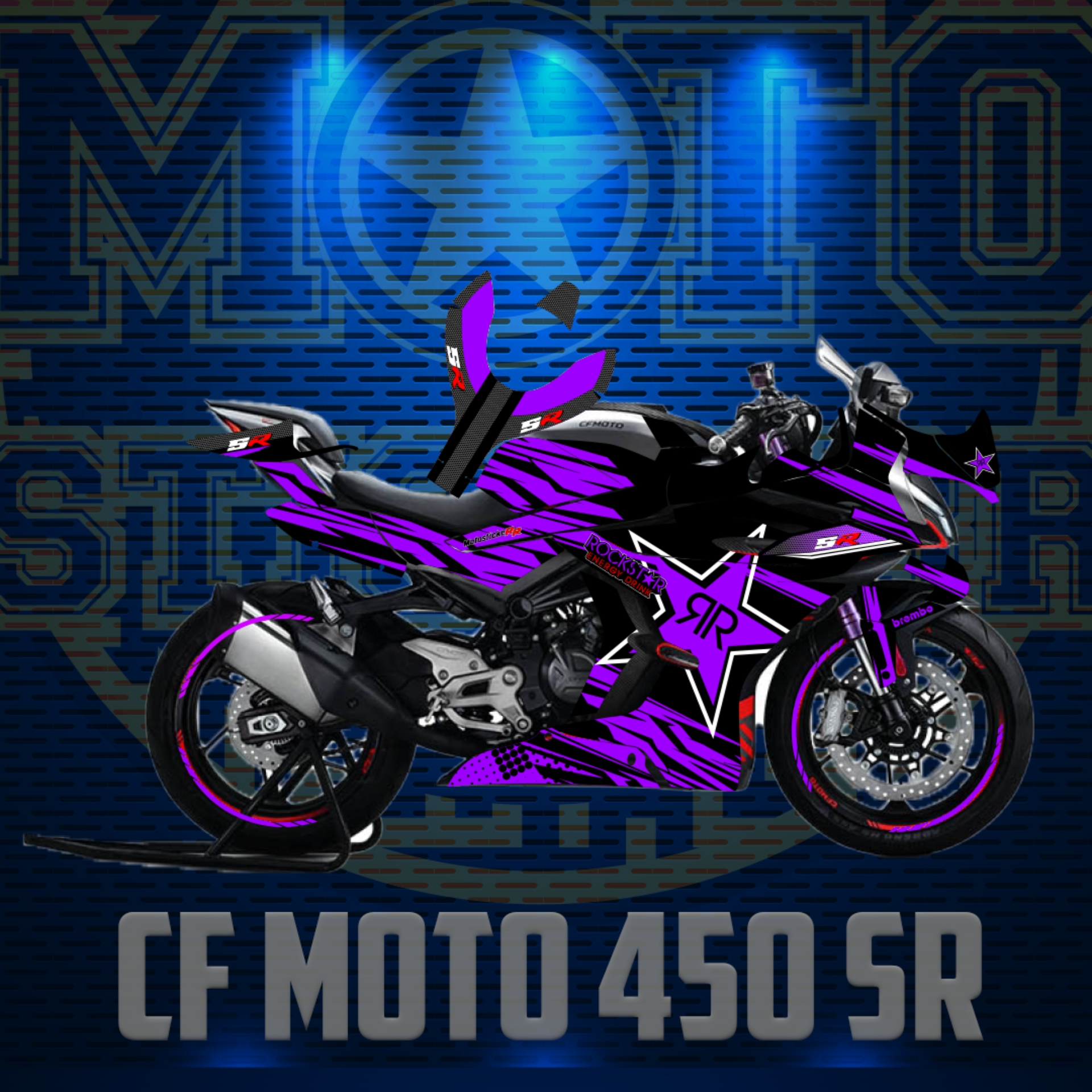 CF MOTO 450SR resmi