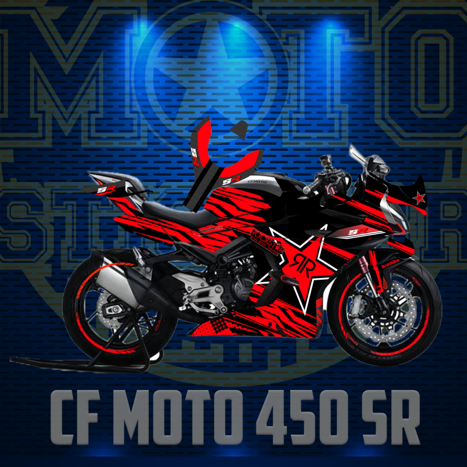 CF MOTO 450SR resmi
