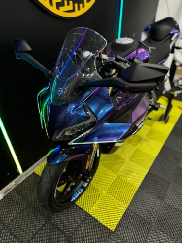 CF MOTO 450SR MIDNIGHT PURPLE STİCKER SET resmi
