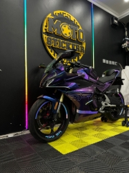 CF MOTO 450SR MIDNIGHT PURPLE STİCKER SET resmi