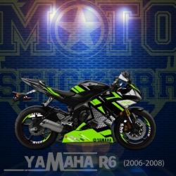 YAMAHA R6 STİCKER SET resmi