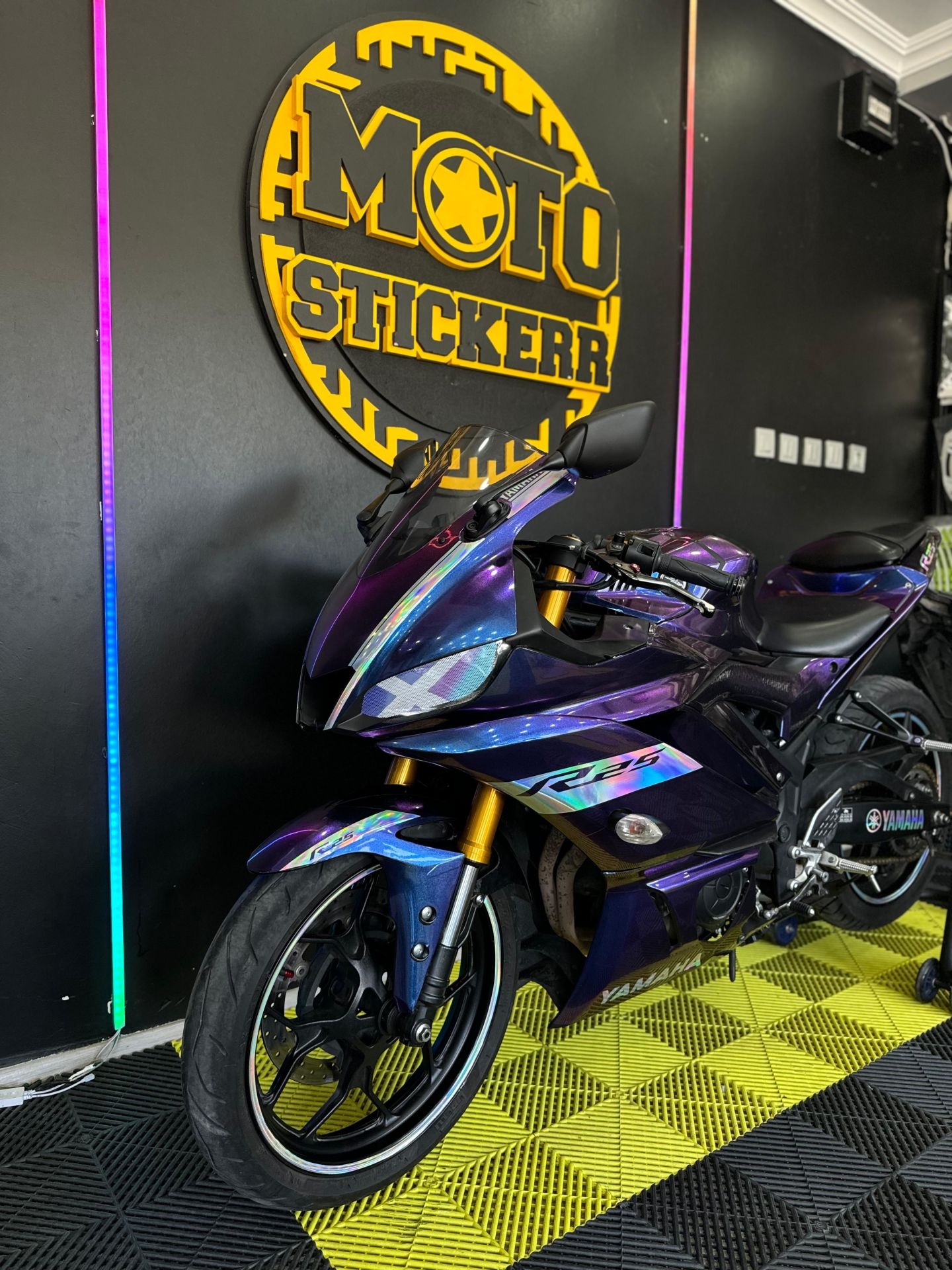 R25 STİCKER SET (MIDNIGHT PURPLE) resmi