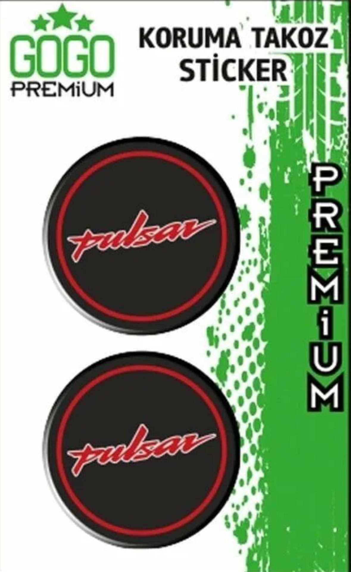 PULSAR UYUMLU 2 KORUMA TAKOZU İKİLİ DAMLA STİCKER resmi