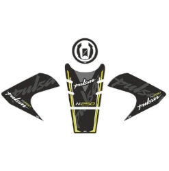 BAJAJ PULSAR N250 2022 - 2024 UYUMLU Tank Pad Set 005 resmi
