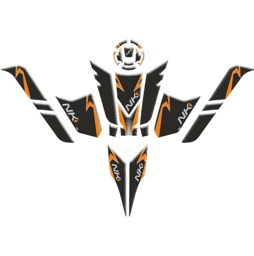 CF MOTO 250 NK 2023 - 2024 UYUMLU FULL TANK PAD SET 003 resmi