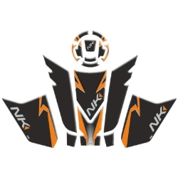 CF MOTO 250 NK 2023 - 2024 UYUMLU TANK PAD SET 003 resmi