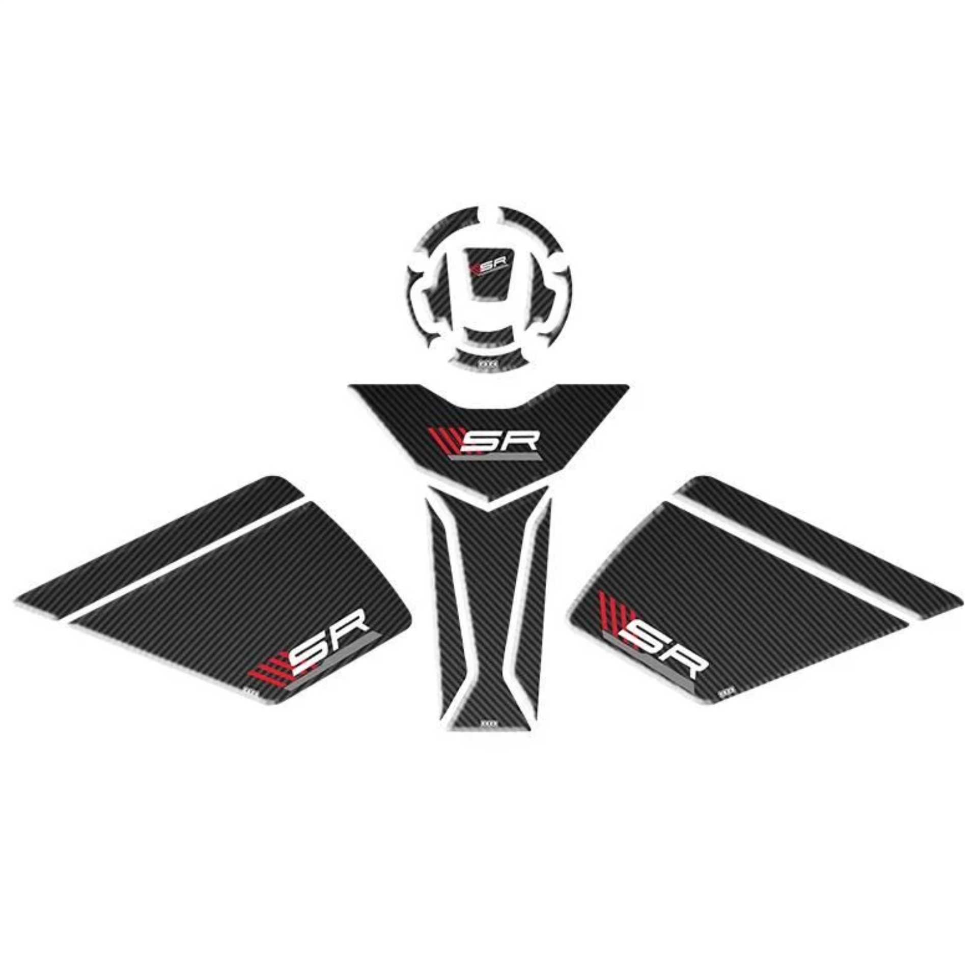 CF MOTO 450 SR 2023 - 2024 UYUMLU TANK PAD SET 002 resmi