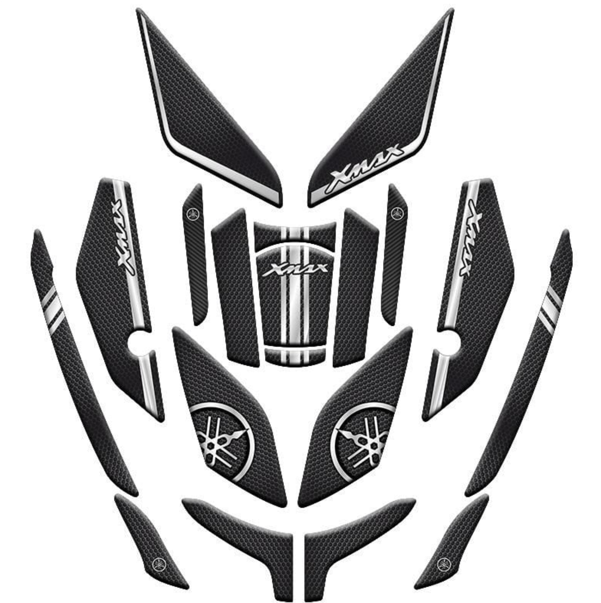 YAMAHA XMAX 2023 - 2024 UYUMLU Tank Pad Set 005 resmi