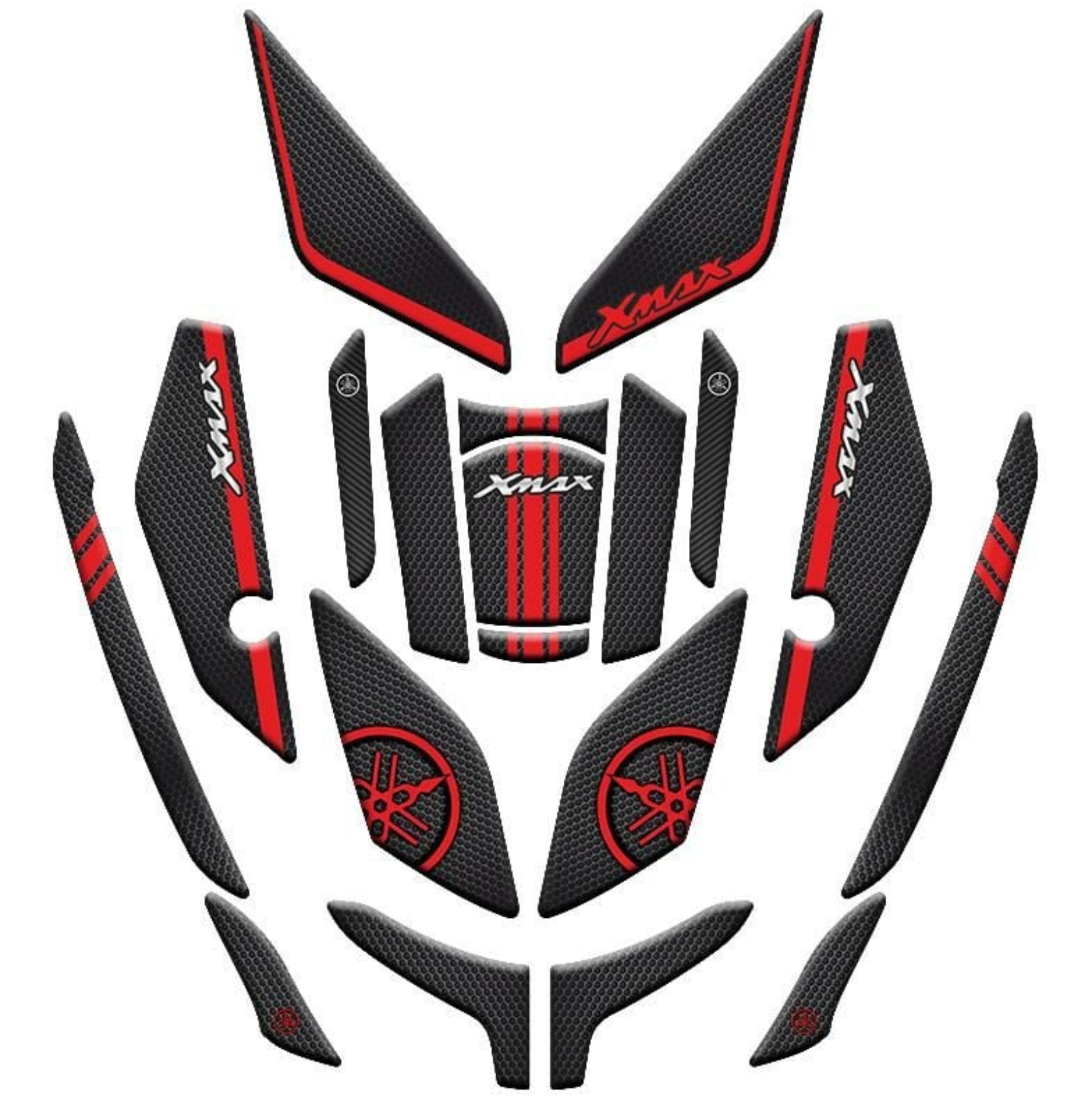 YAMAHA XMAX 2023 - 2024 UYUMLU Tank Pad Set 006 resmi