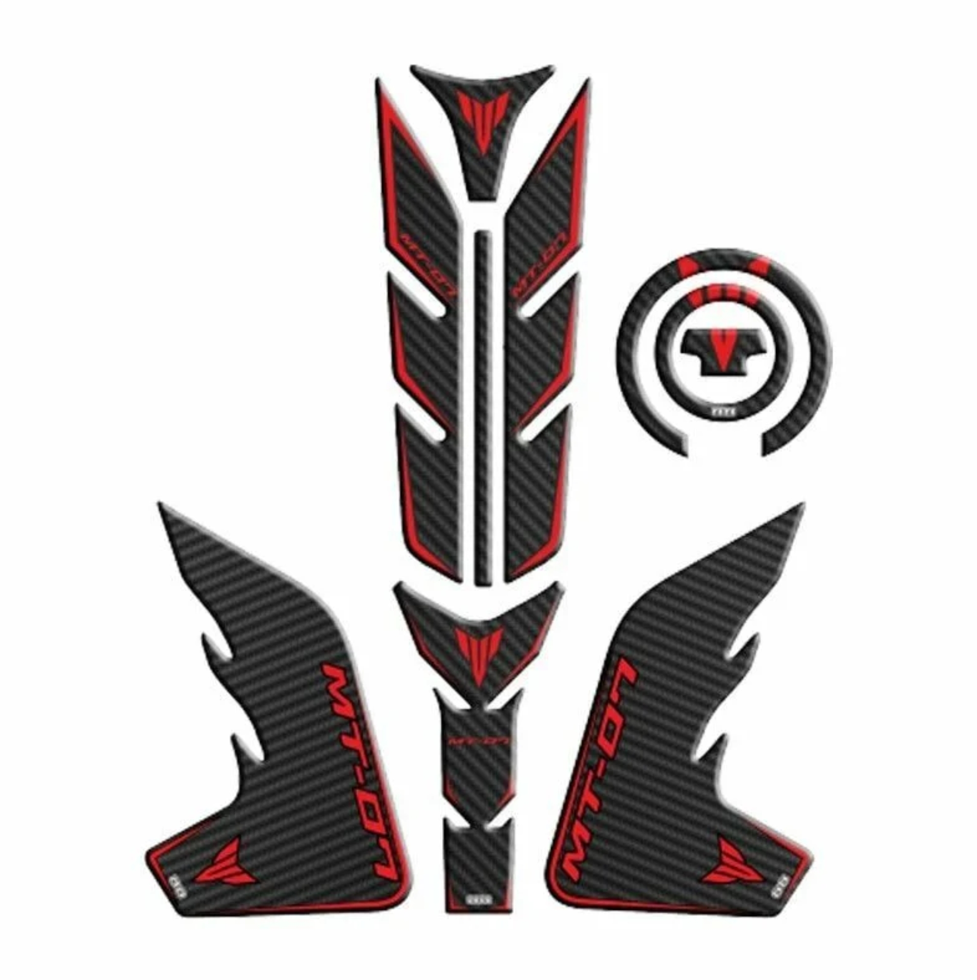 YAMAHA MT07 2018 - 2020 UYUMLU TANK PAD SET 002 resmi