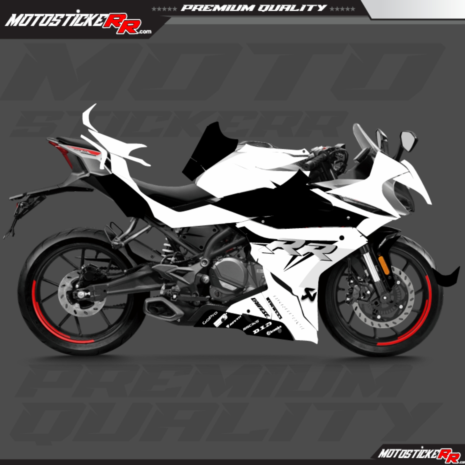 CF MOTO 250SR STİCKER SET resmi