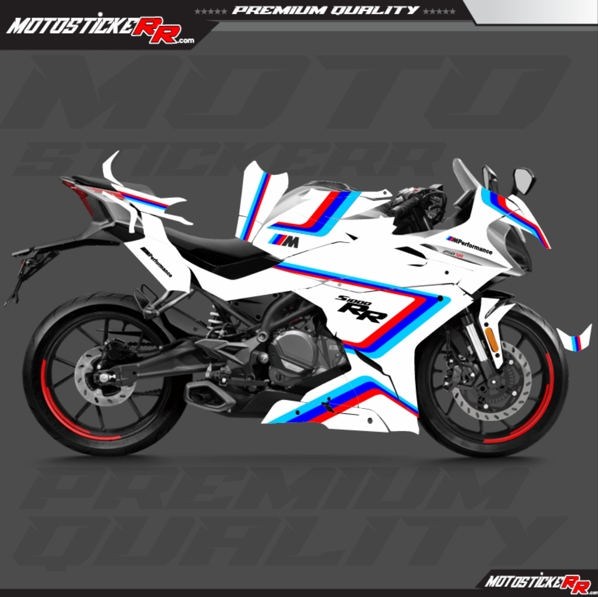 CF MOTO 250SR STİCKER SET resmi