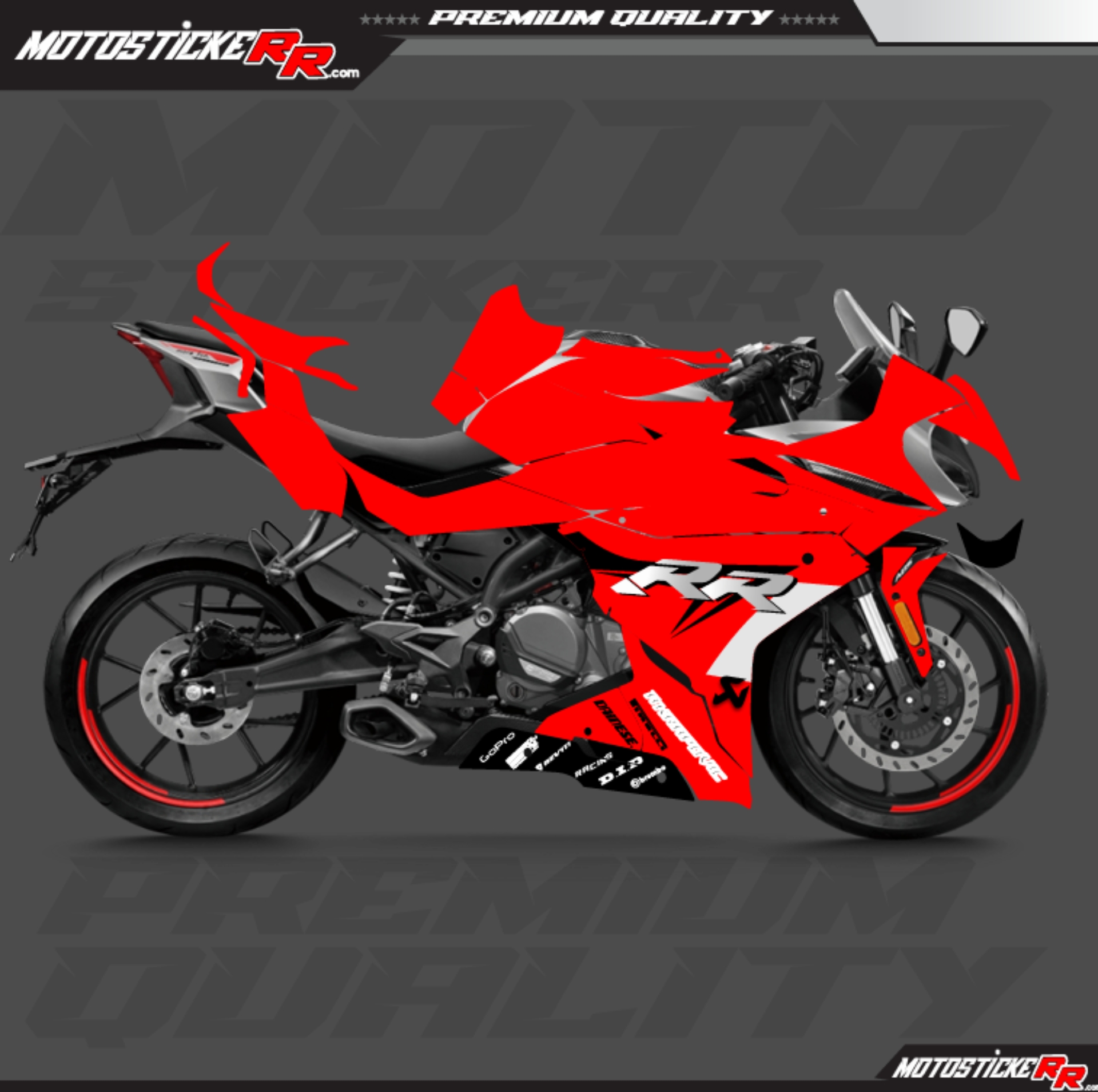 CF MOTO 250SR STİCKER SET resmi