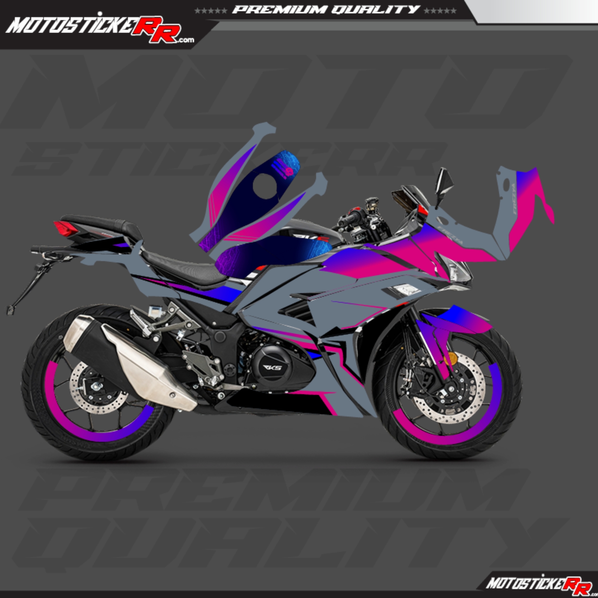 RKS R250 STİCKER SET resmi