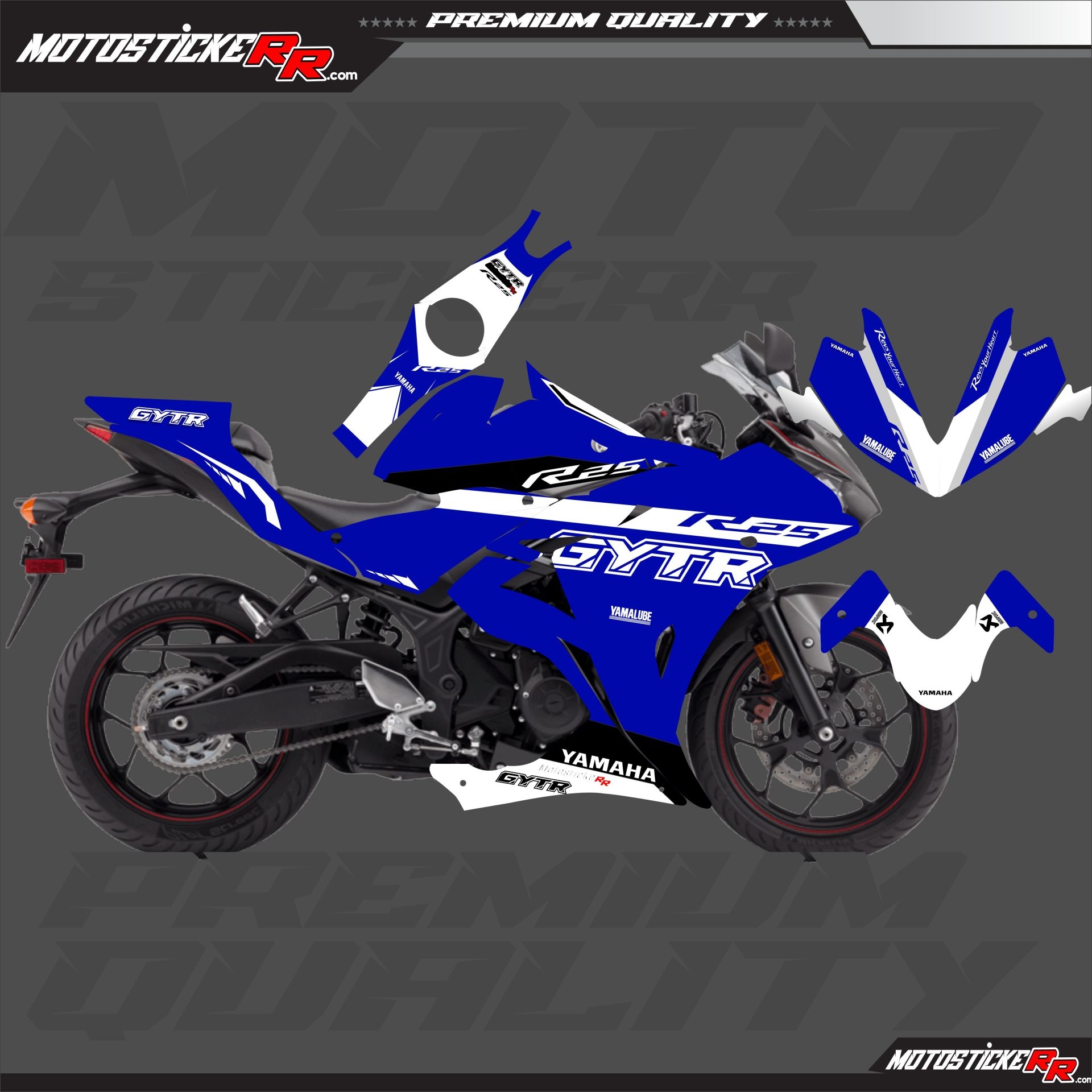 R25 STİCKER SET (2014-2018) resmi