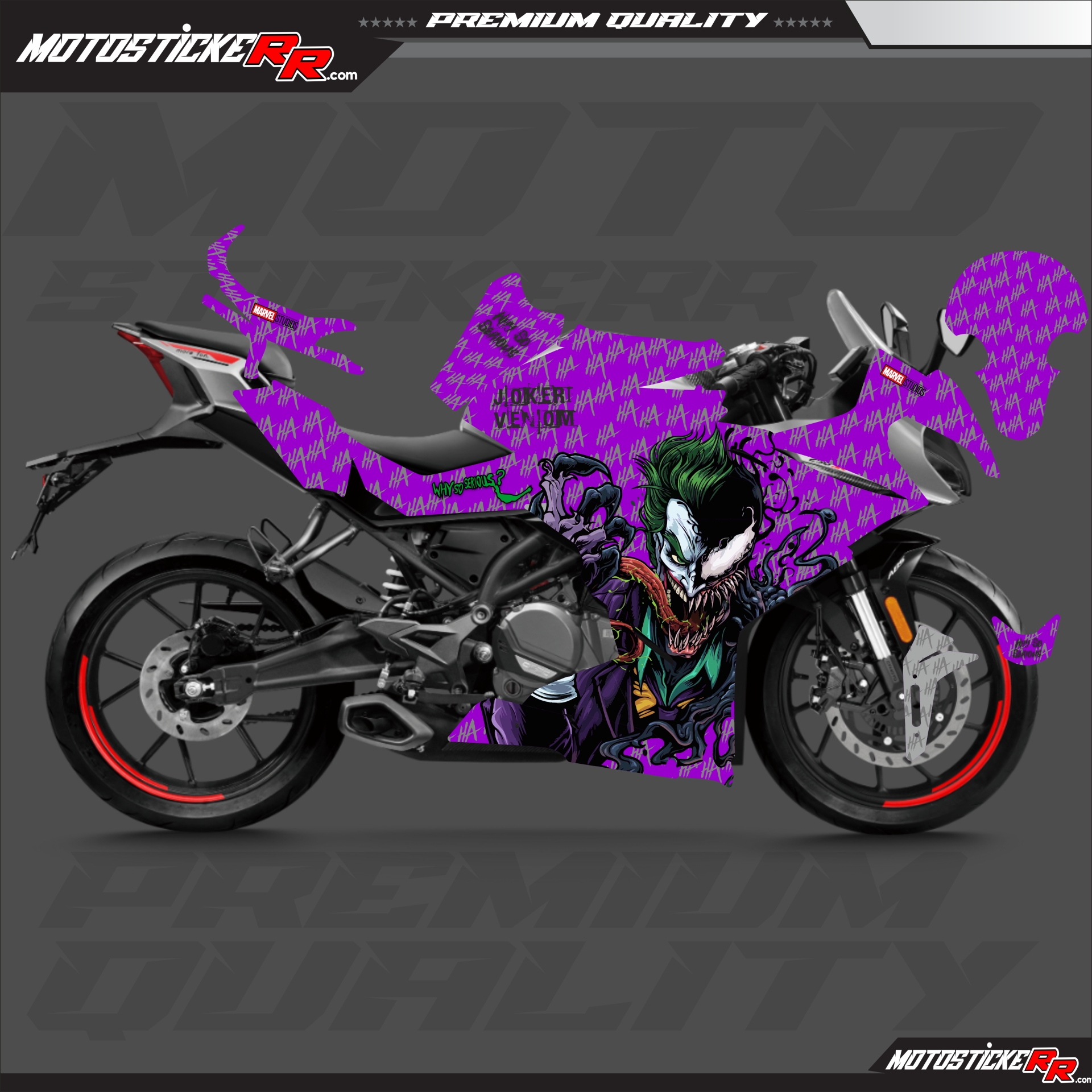 CF MOTO 250SR STİCKER SET resmi