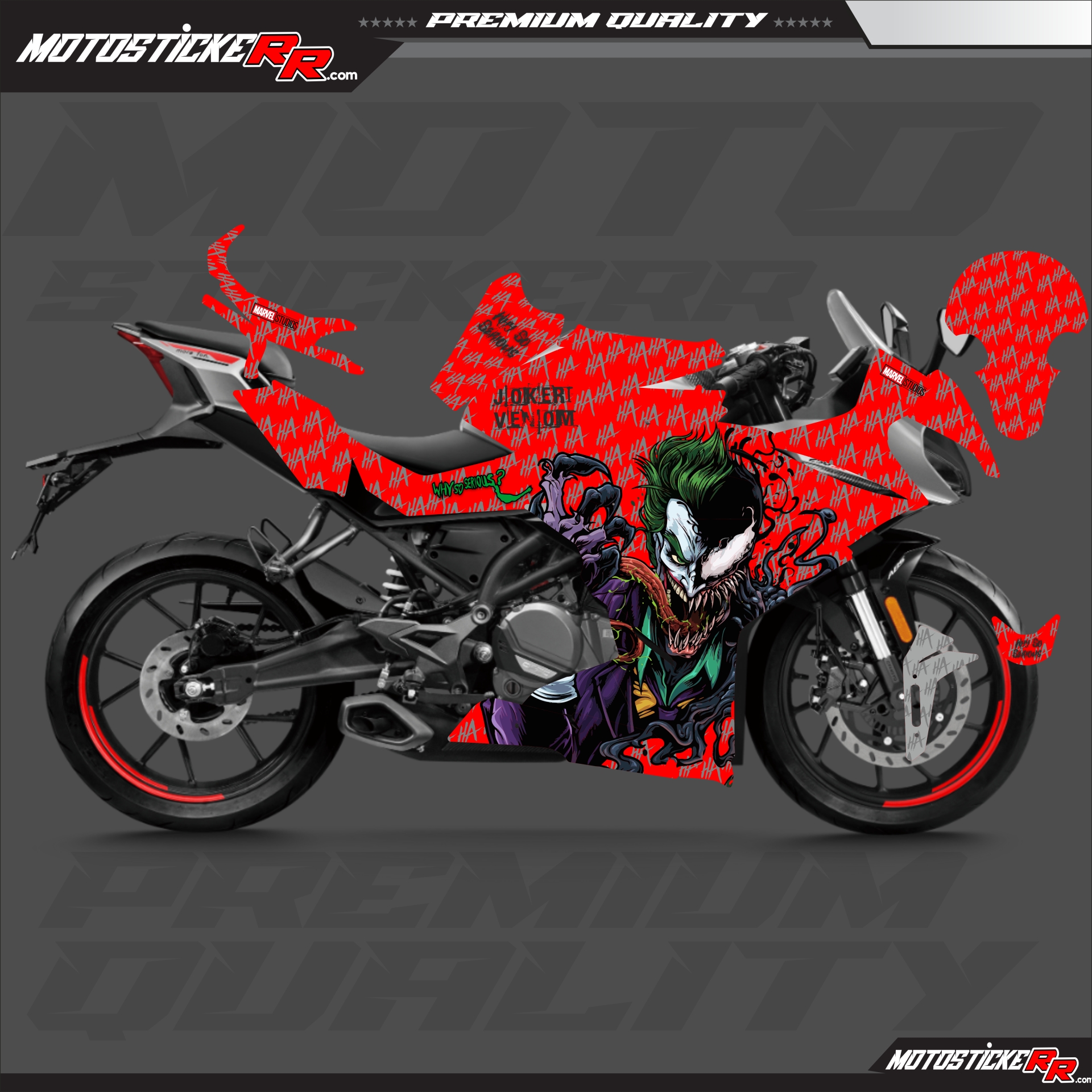 CF MOTO 250SR STİCKER SET resmi