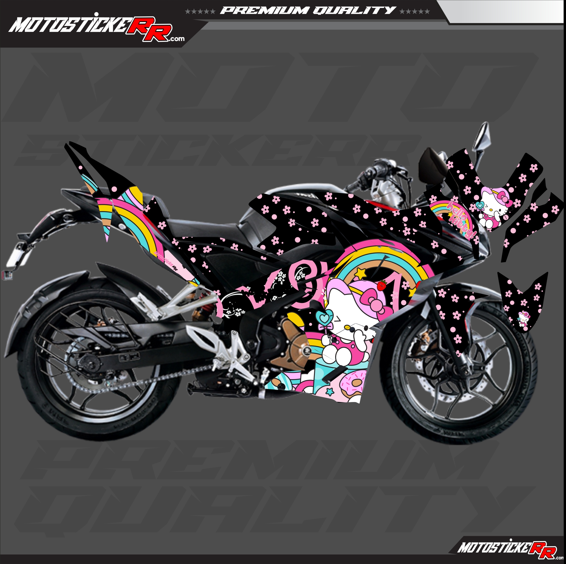 RS 200 STİCKER SET resmi