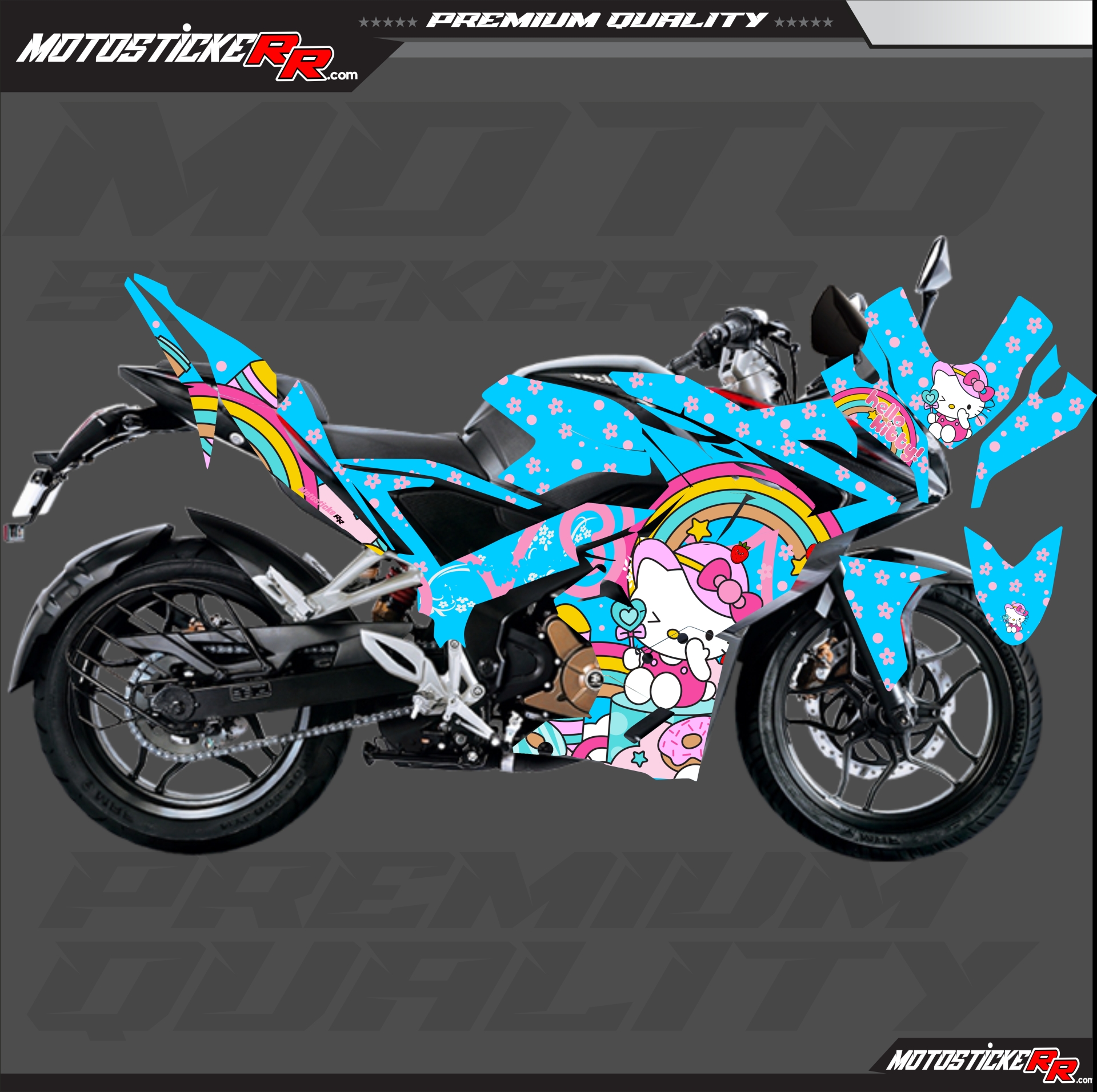 RS 200 STİCKER SET resmi