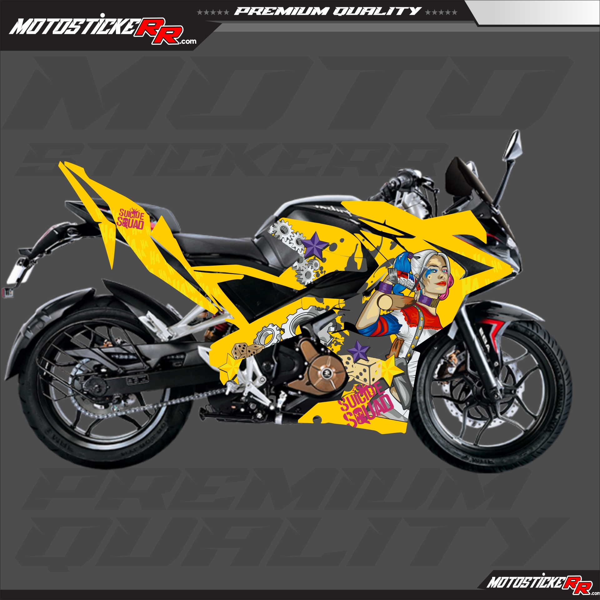 RS 200 STİCKER SET resmi