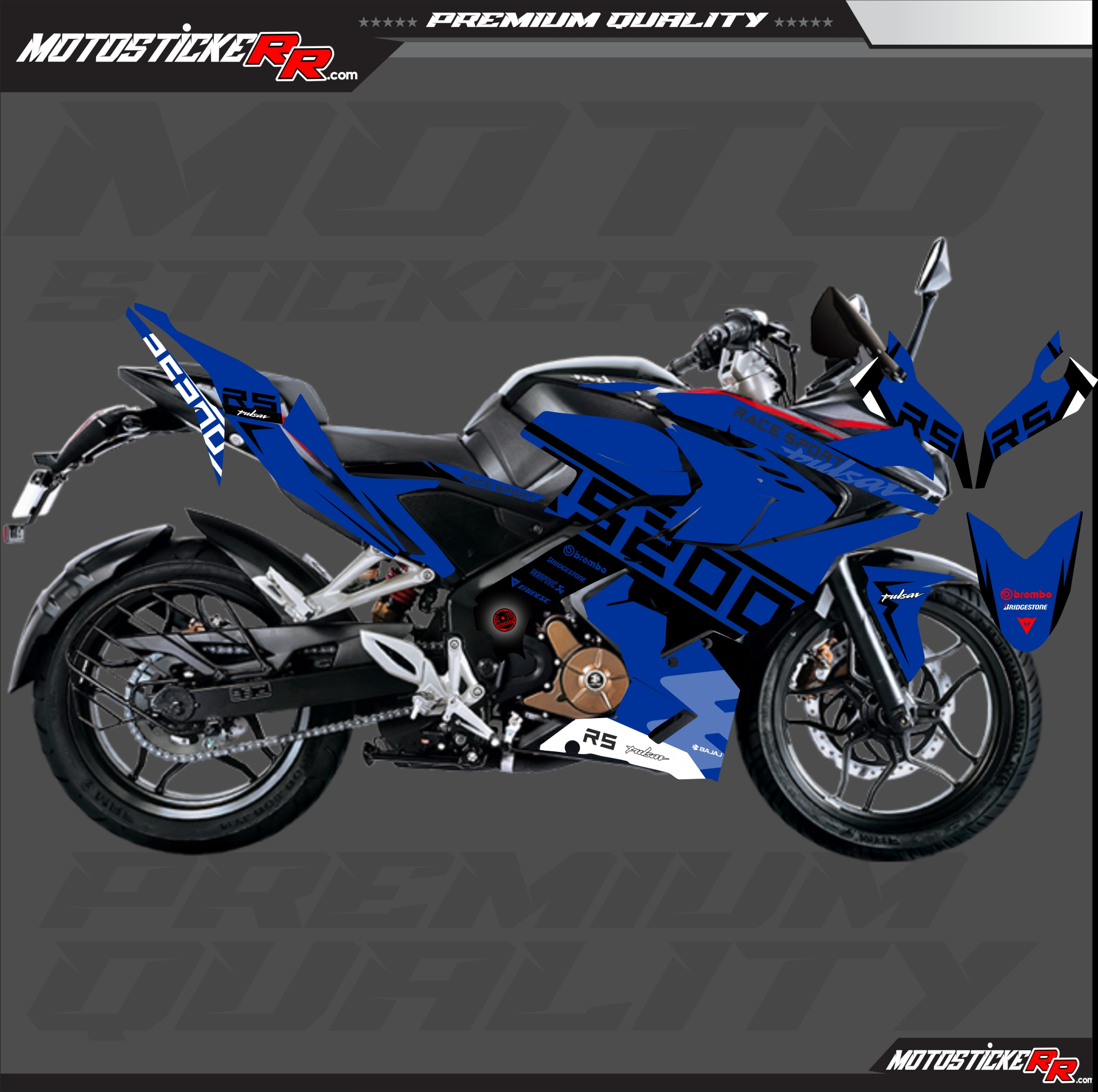 RS 200 STİCKER SET resmi