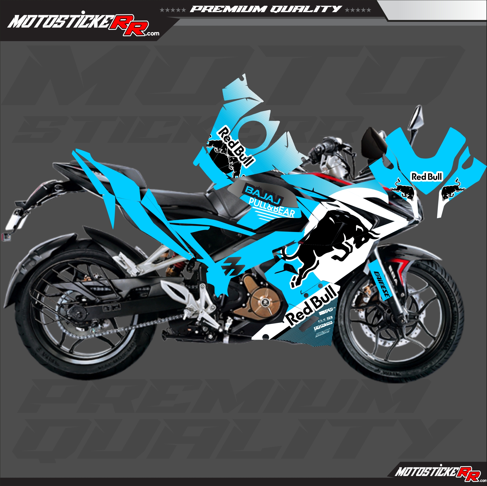 RS 200 STİCKER SET resmi