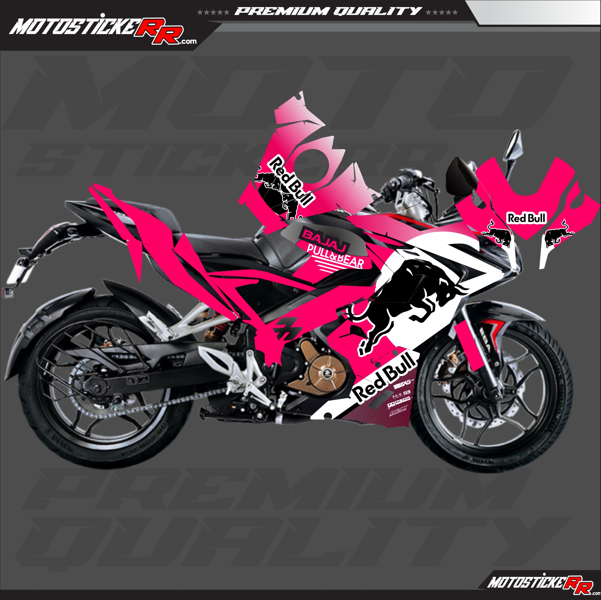 RS 200 STİCKER SET resmi