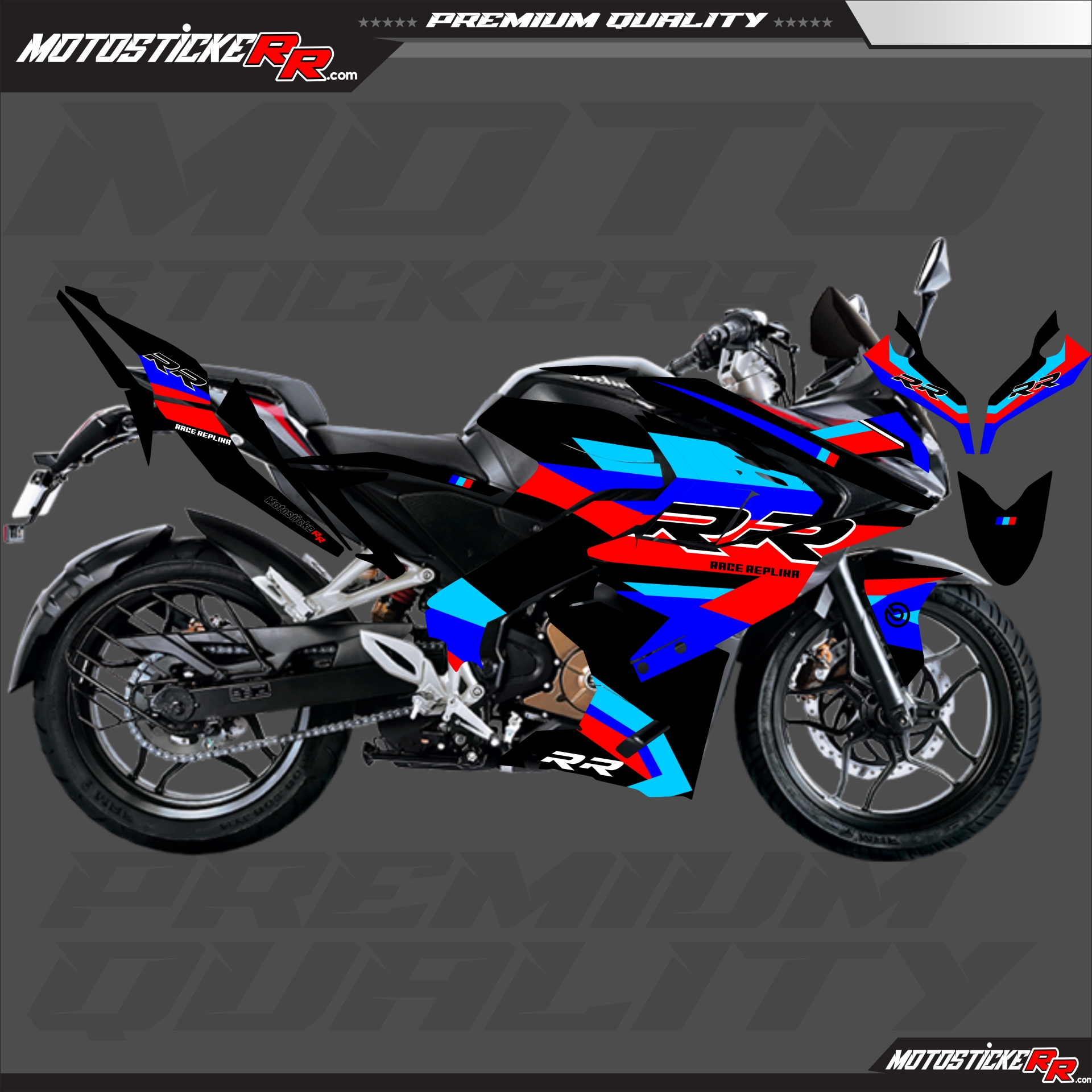 RS 200 STİCKER SET resmi