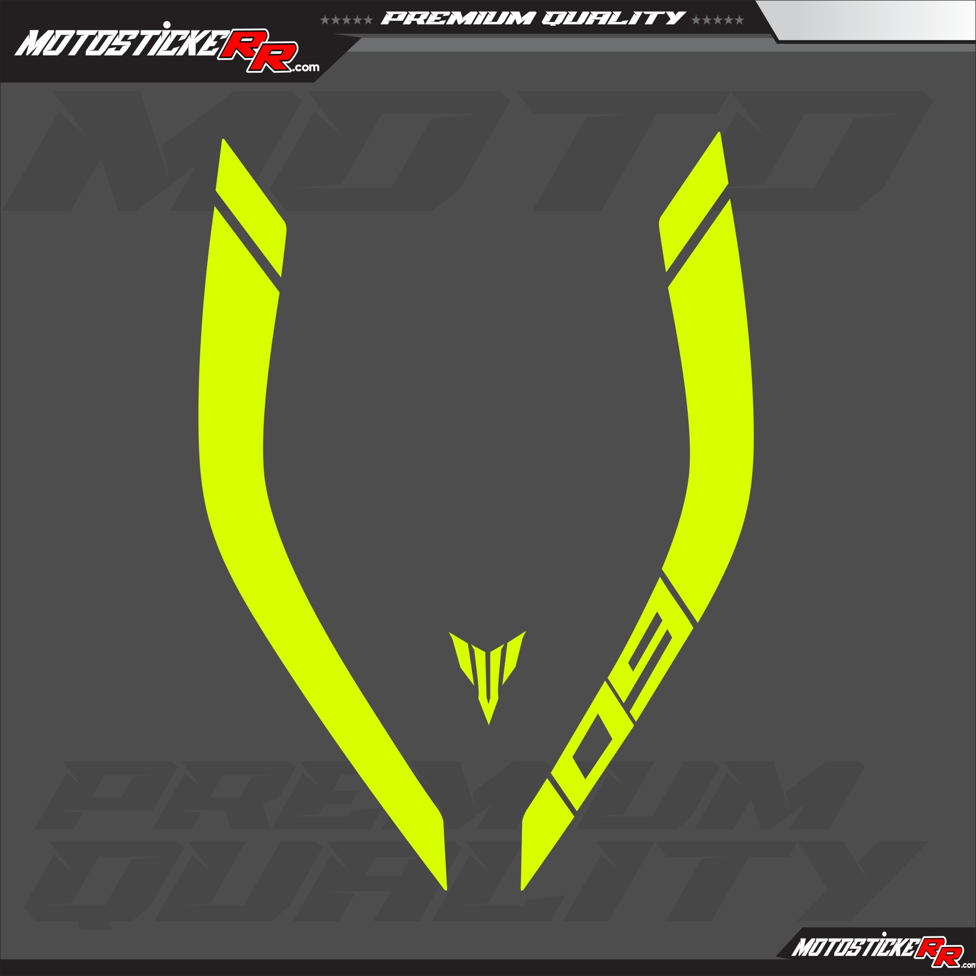 MT 09  DEPO STİCKERİ resmi