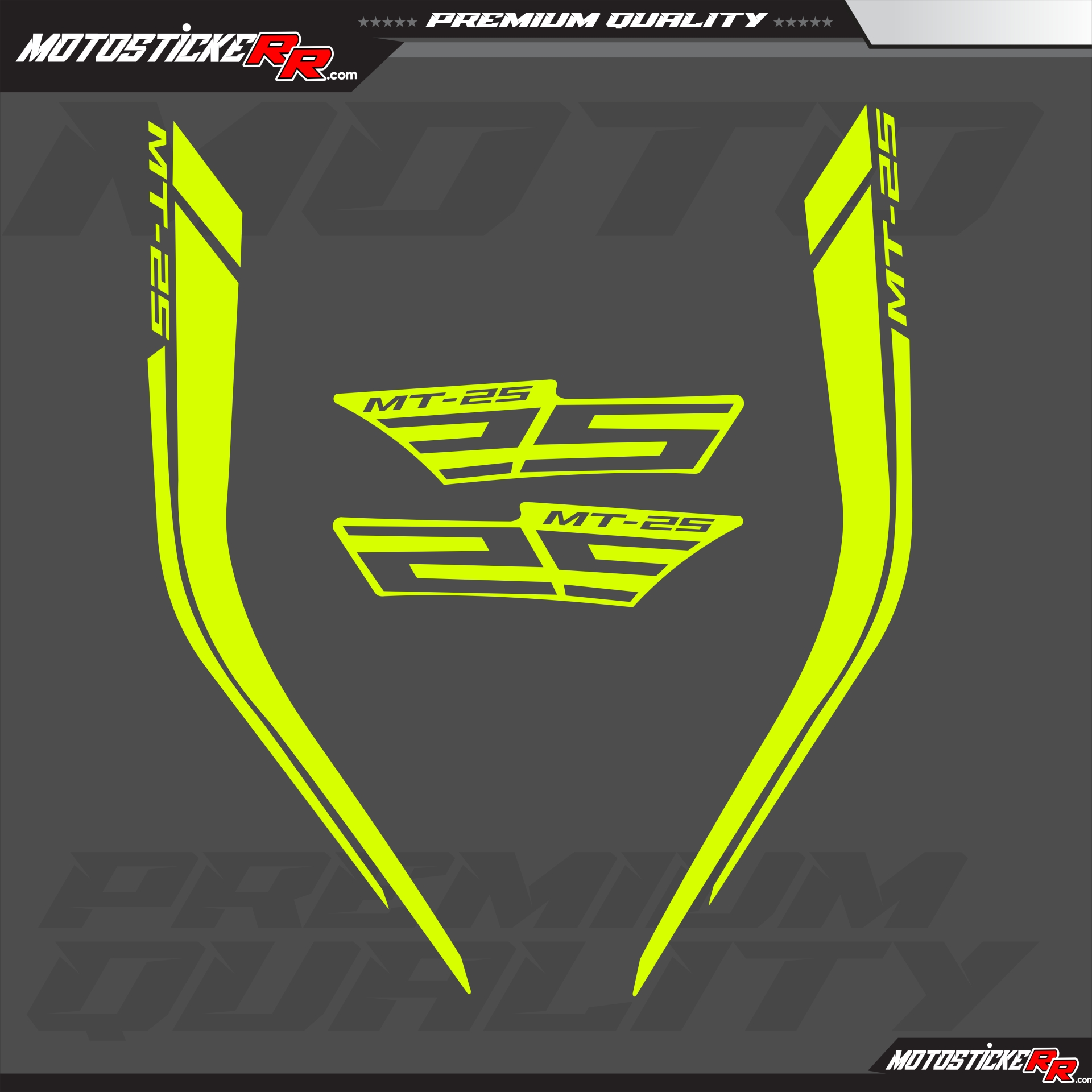 MT 25 STİCKER SET resmi