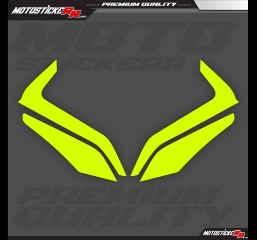 450SR TRANSPARAN GÜNDÜZ LED+ FAR STİCKERİ resmi