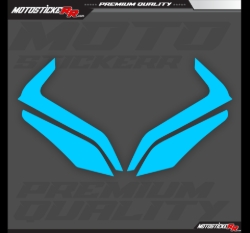 450SR TRANSPARAN GÜNDÜZ LED+ FAR STİCKERİ resmi