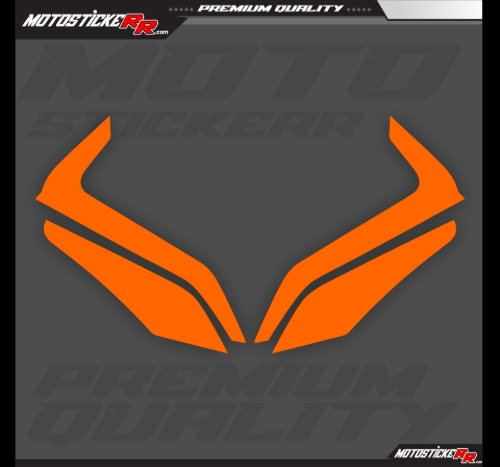 450SR TRANSPARAN GÜNDÜZ LED+ FAR STİCKERİ resmi