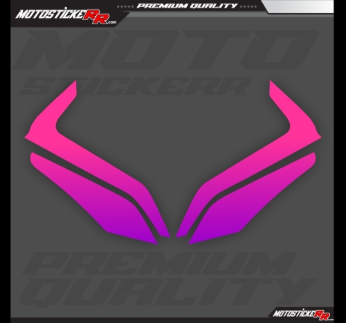 450SR TRANSPARAN GÜNDÜZ LED+ FAR STİCKERİ resmi