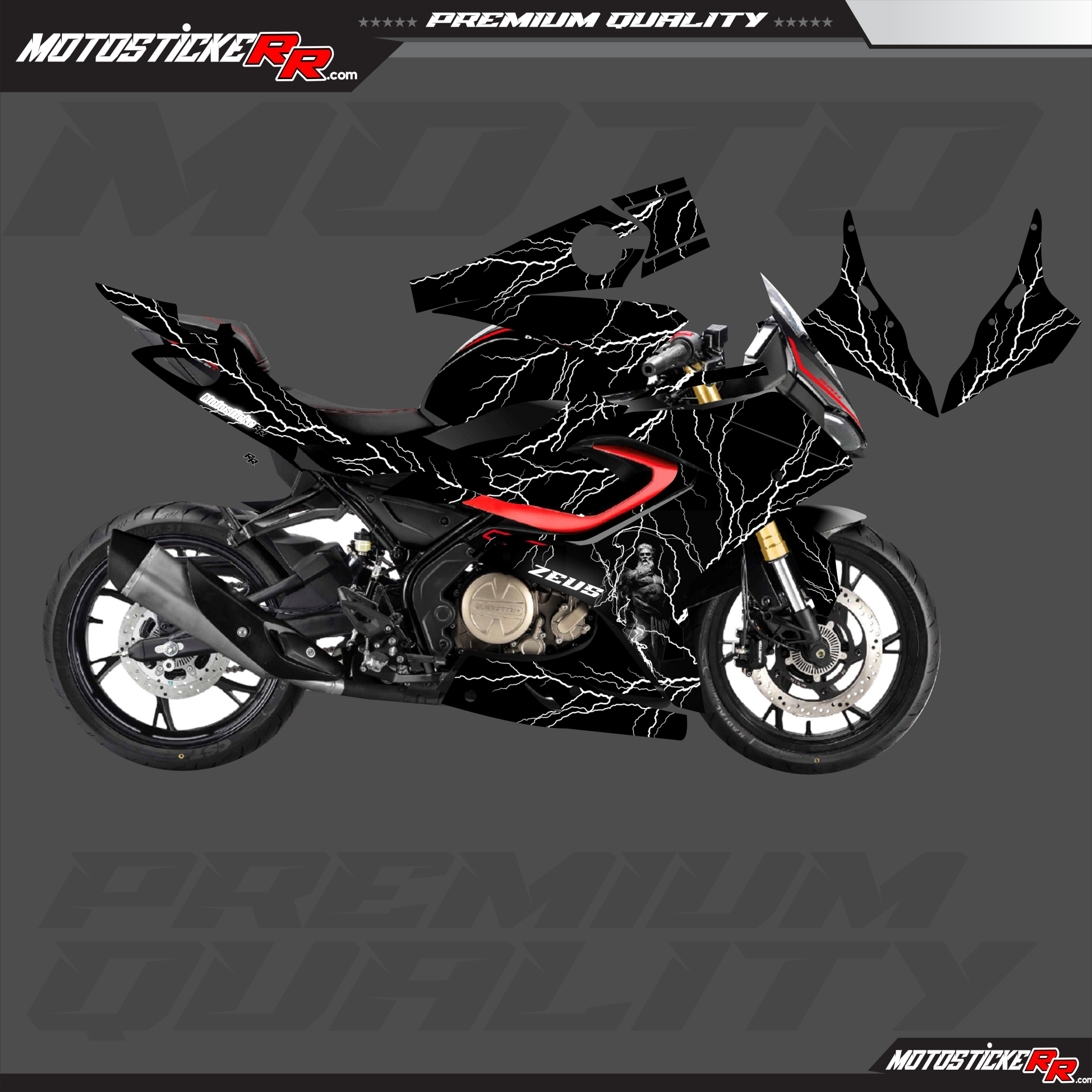 SRK 125R STİCKER SET resmi