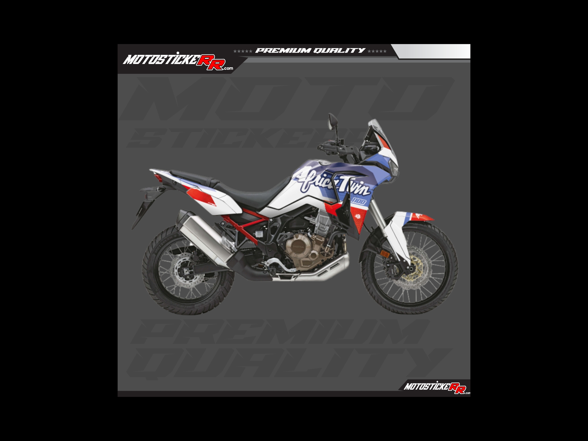 AFRİCA TWİN STİCKER SET resmi