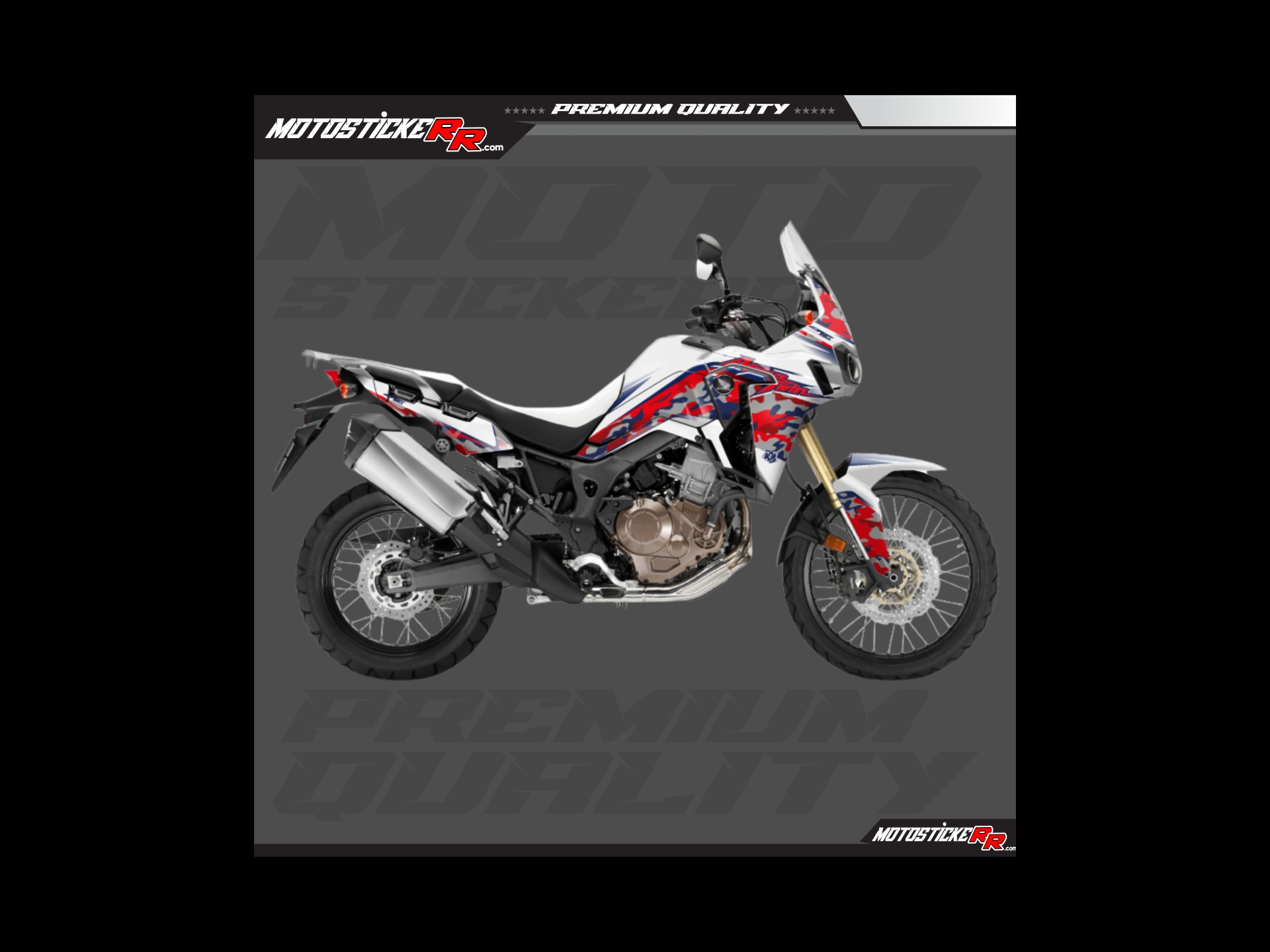 AFRİCA TWİN STİCKER SET resmi